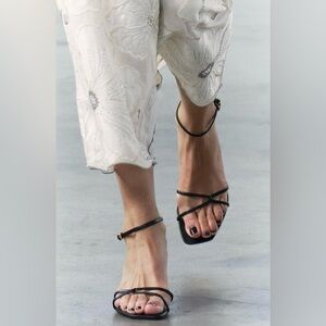 Zara high heeled strap sandals